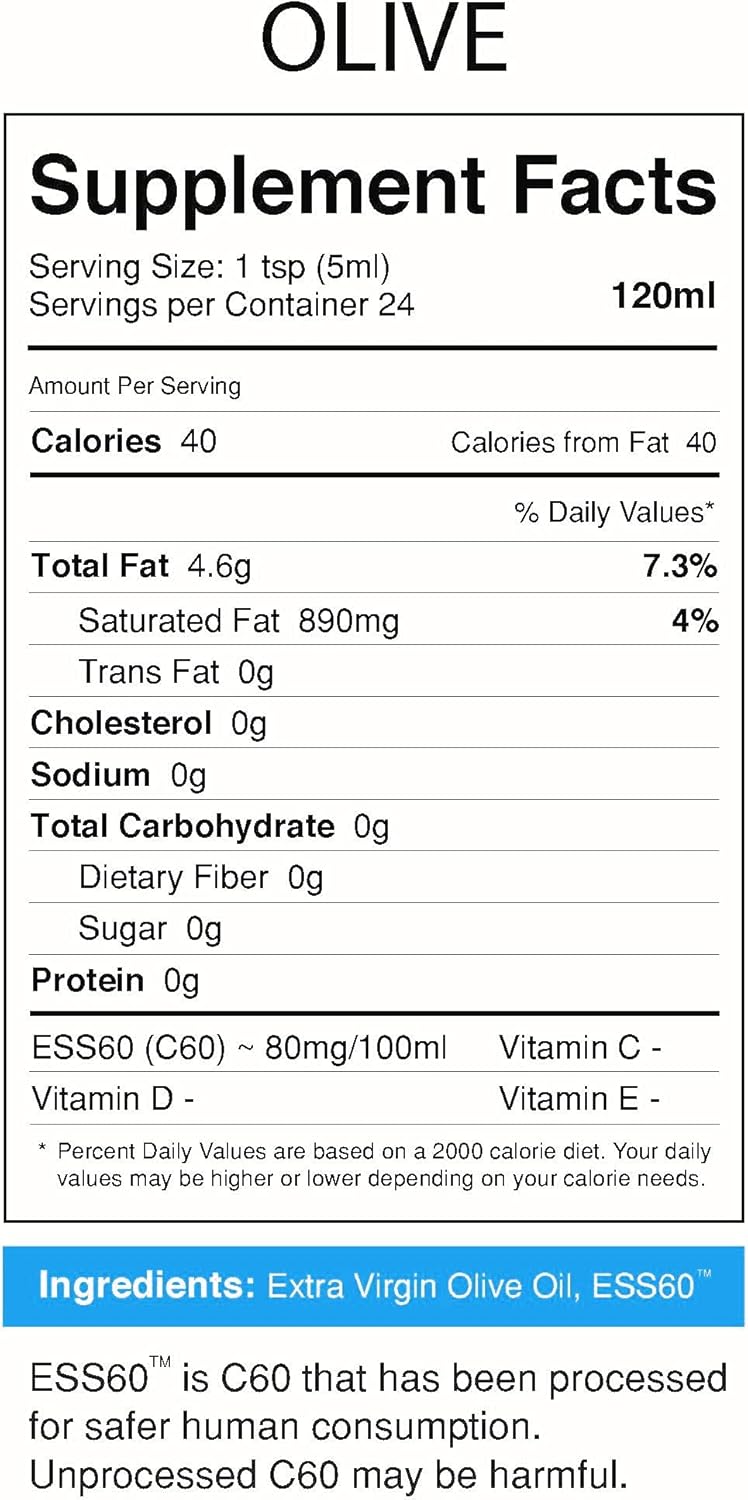 High Strength Antioxidant Supplement Softgel Capsules with Pure Olive Oil for Men & Women - 180 Softgels