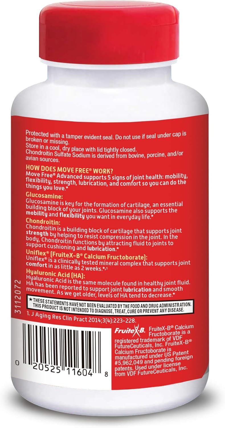 High Strength Glucosamine and Chondroitin Tablets for Joint Health - 1500mg per Serving (350 Count) - Supports Mobility, Flexibility, and Comfort
