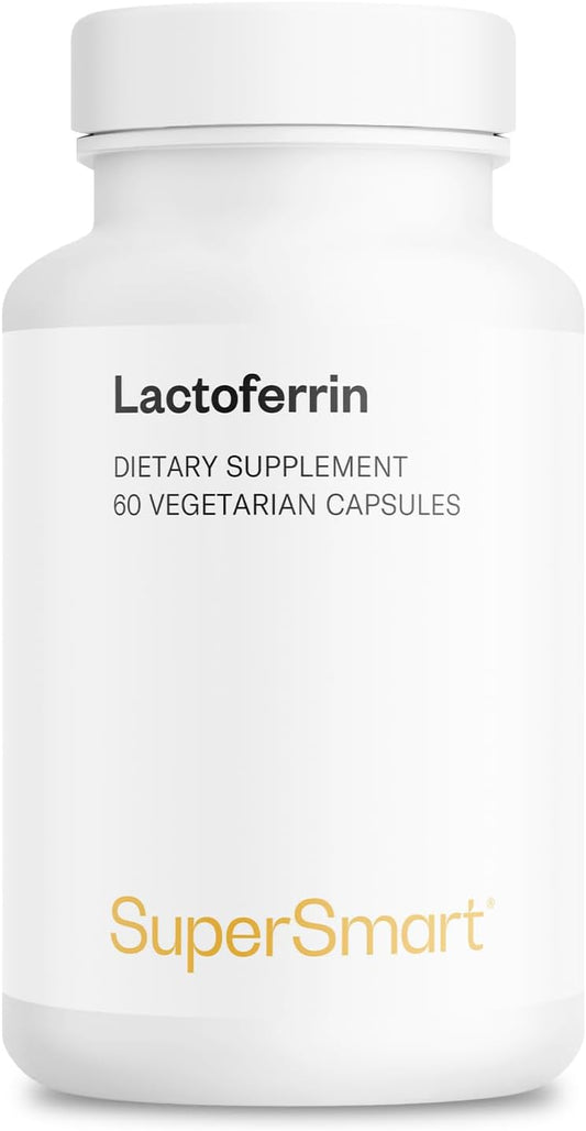 High Strength Lactoferrin Supplement with Whey Protein Extract - Natural Glycoprotein - Non-GMO & Gluten Free - 60 Capsules
