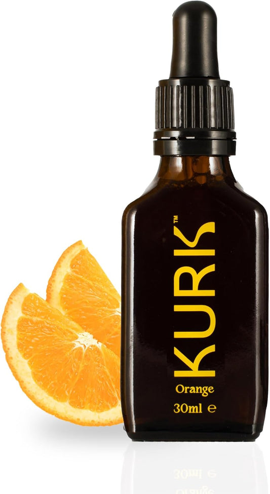 High Strength Liquid Curcumin Oil from Turmeric | Advanced Absorption Technology | Orange Flavor | 1 Fl Oz (30ml)