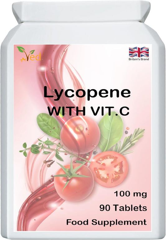 High Strength Lycopene Supplement | 100mg | 90 Tablets