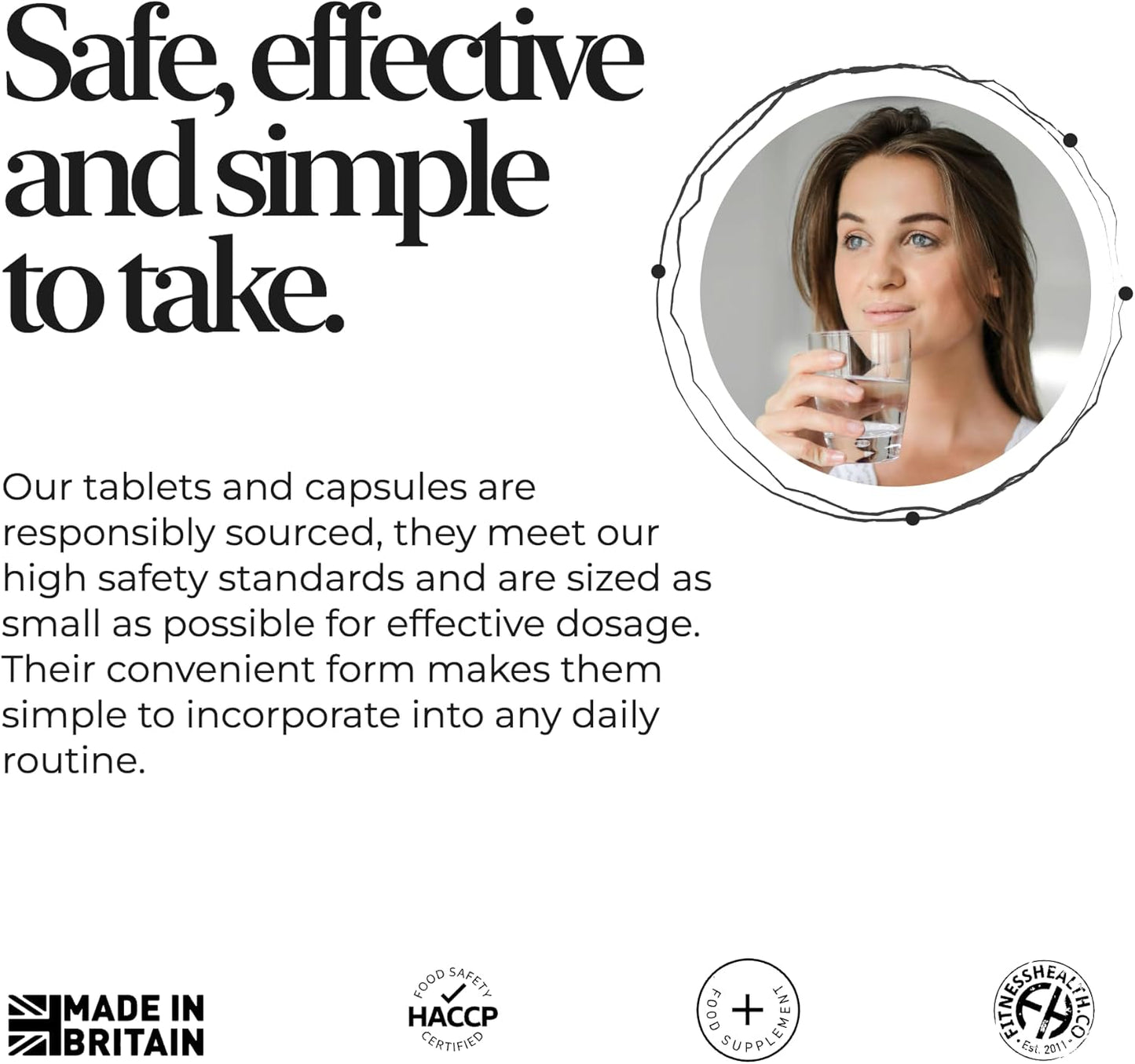 High Strength Marine Collagen Capsules for Hair, Skin, & Joints - Protein Supplement for Women & Men - 400mg, 60 Pack