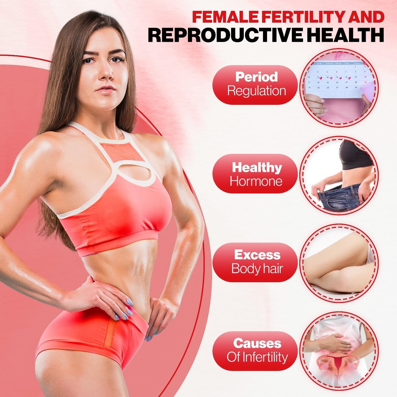 High Strength Myo-Inositol & D-Chiro Inositol Supplement for Women - Hormone Balance, Mood Support & Energy Boost - Growtin Happy Hormones
