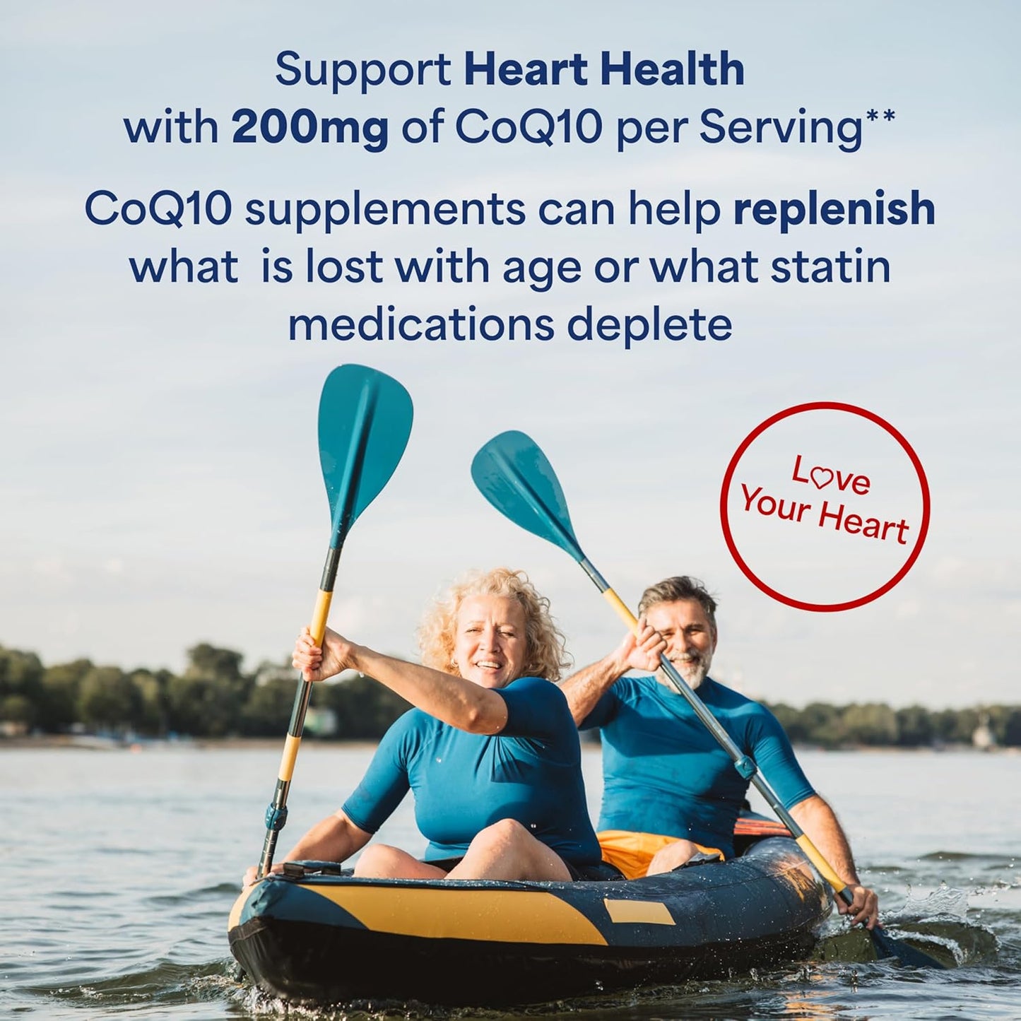 High Strength Q-Sorb CoQ10 200mg Softgels for Heart Health - 120 Count by Puritan's Pride