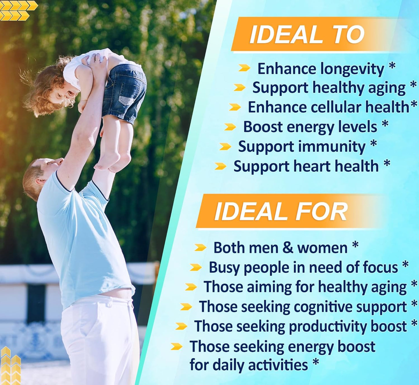 High Strength Resveratrol with Quercetin: 10-in-1 Healthy Aging & Immune Support (90 Count)