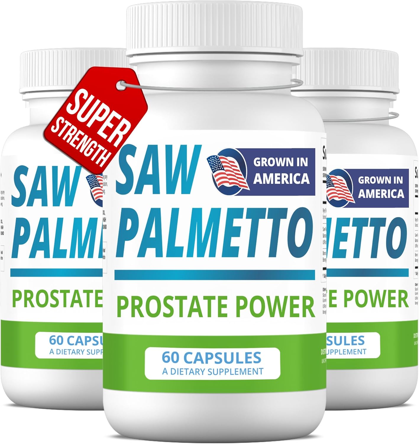 High Strength Saw Palmetto Extract Capsules for Men's Prostate Health - 180 Capsules
