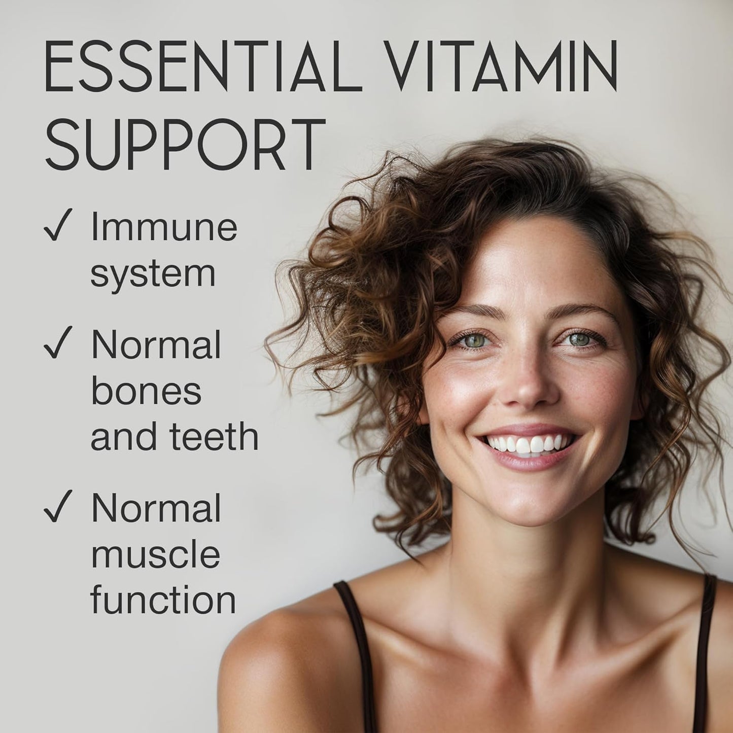High Strength SuperSelf Vitamin D3 K2 Capsules - 5000 IU D3, 100mcg K2 MK7 - 60 Vegetarian Capsules - USA Made Supplement for Bones, Muscles, Teeth, Immune System