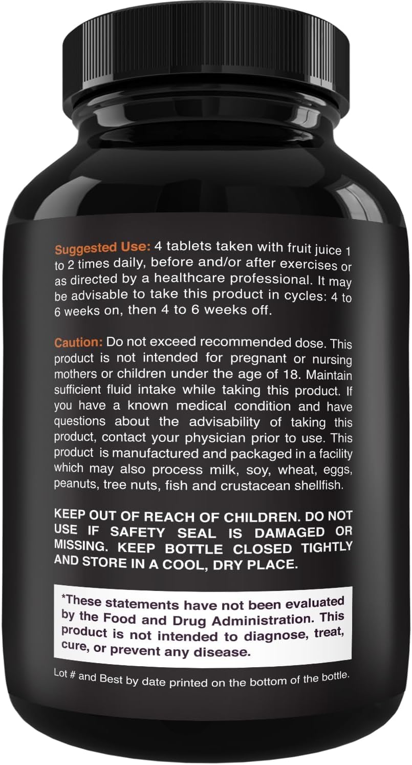 High Strength Tri Phase Creatine Pills for Muscle Mass Gaining and Recovery - HCL Pyruvate & Monohydrate Supplement - 240ct for Men and Women