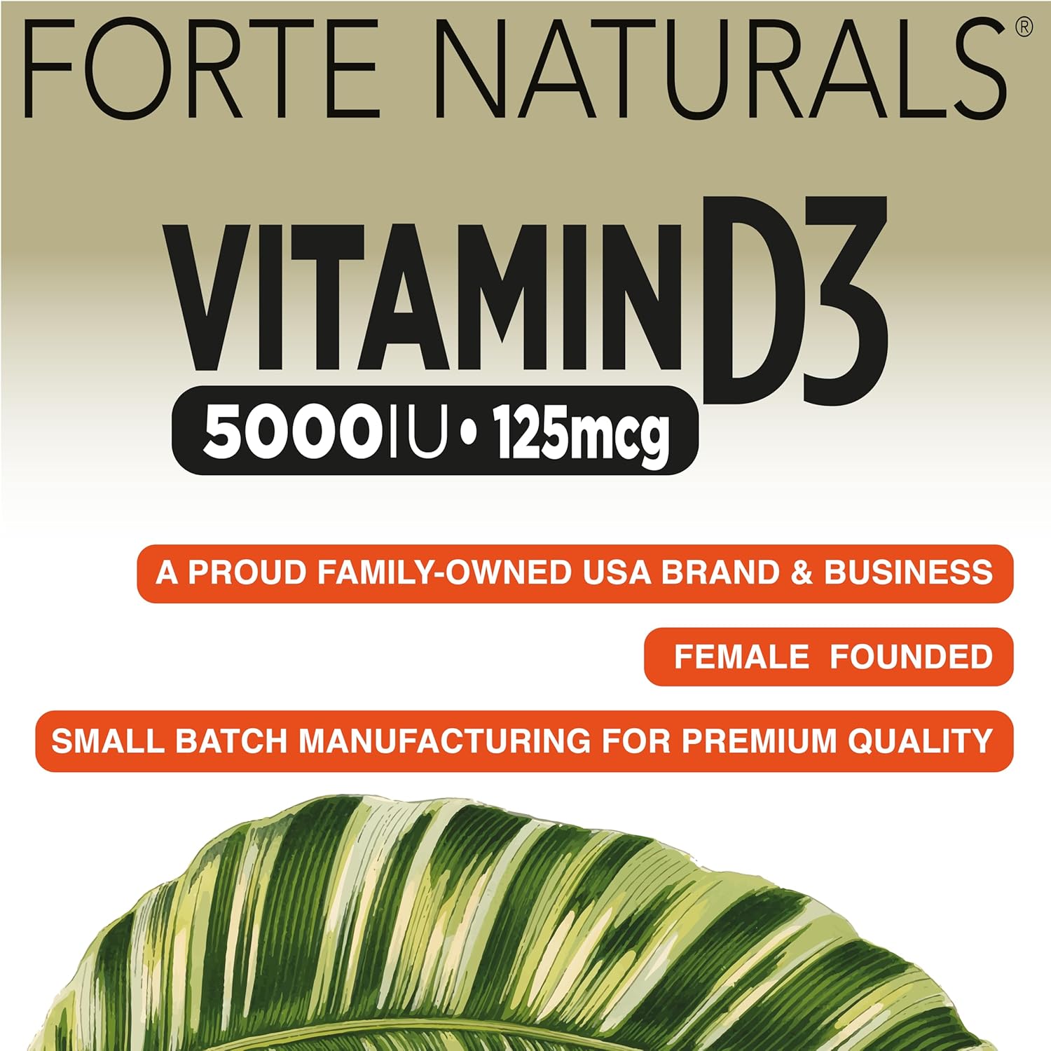 High Strength Vitamin D3 5000 IU Soft Gels with Organic Olive Oil for Sensitive Stomachs - USA Made Supplement for Women & Men