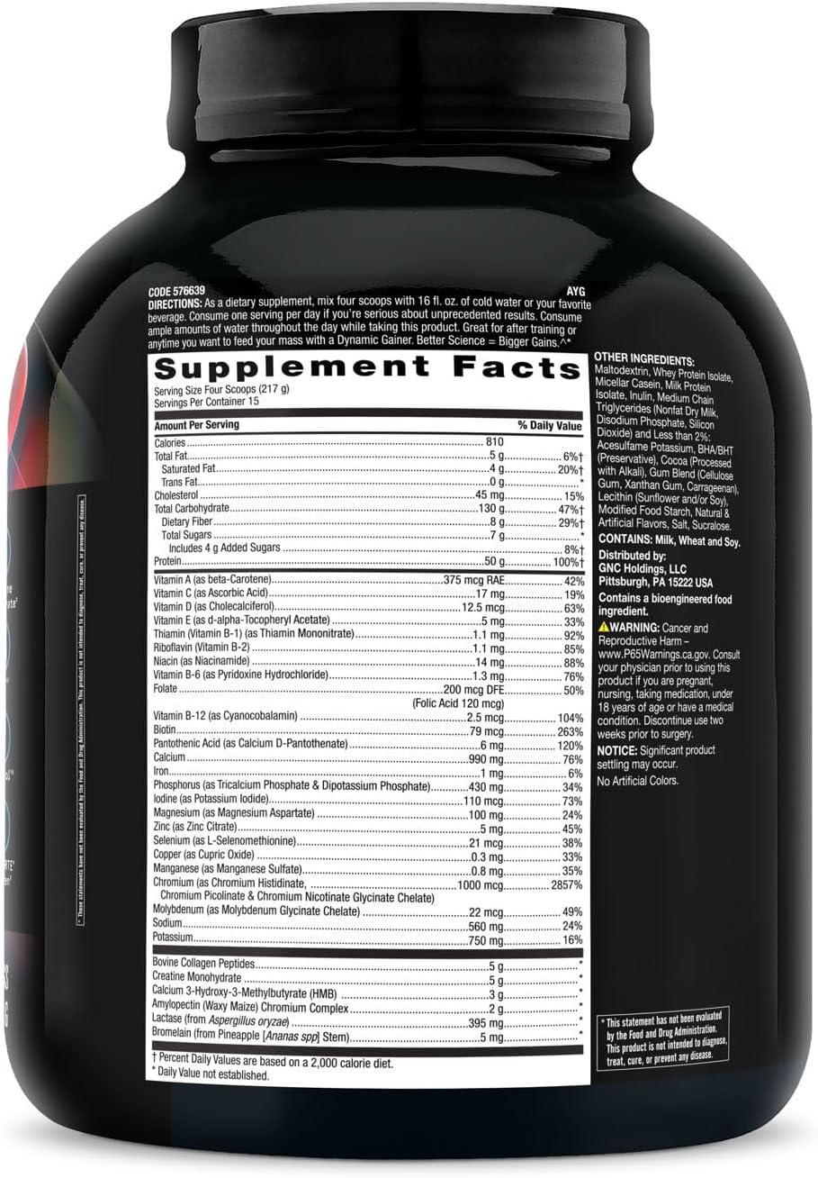 High-Tech Chocolate Éclair Mass Gainer for Enhanced Strength and Joint Stability | 15 Servings | Optimized Absorption