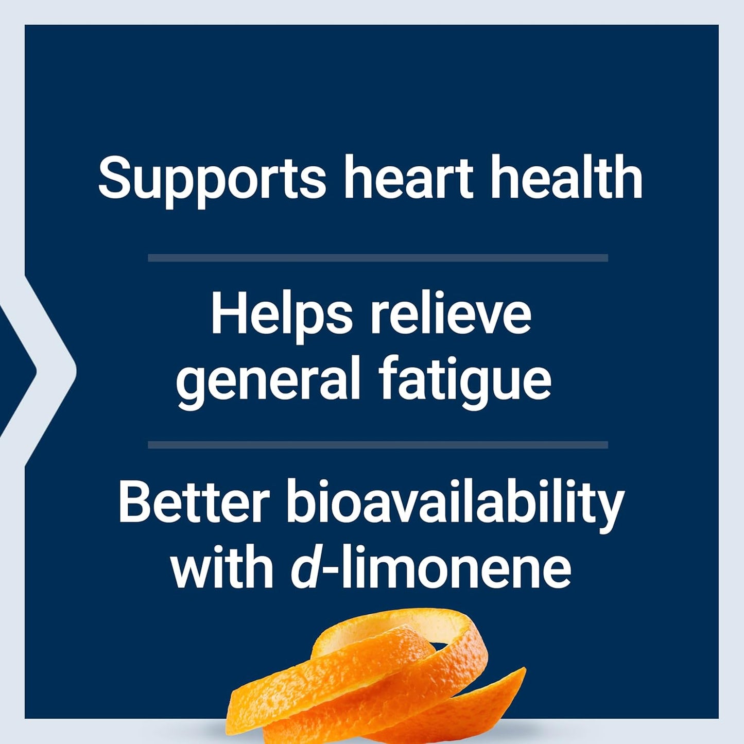 Highly Absorbable CoQ10 Supplement with d-Limonene for Heart Health and Energy Support - 50mg, 60 Softgels, Non-GMO, Gluten-Free