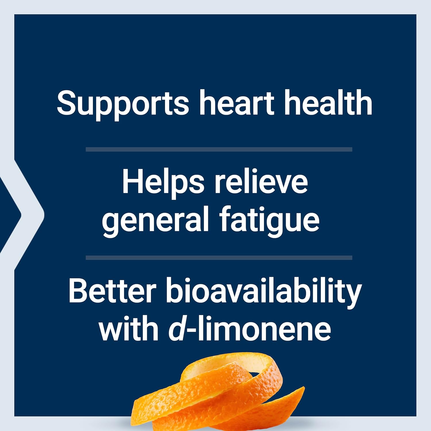 Highly Absorbable CoQ10 Supplement with d-Limonene for Heart Health and Energy Support - 50mg, 60 Softgels, Non-GMO, Gluten-Free