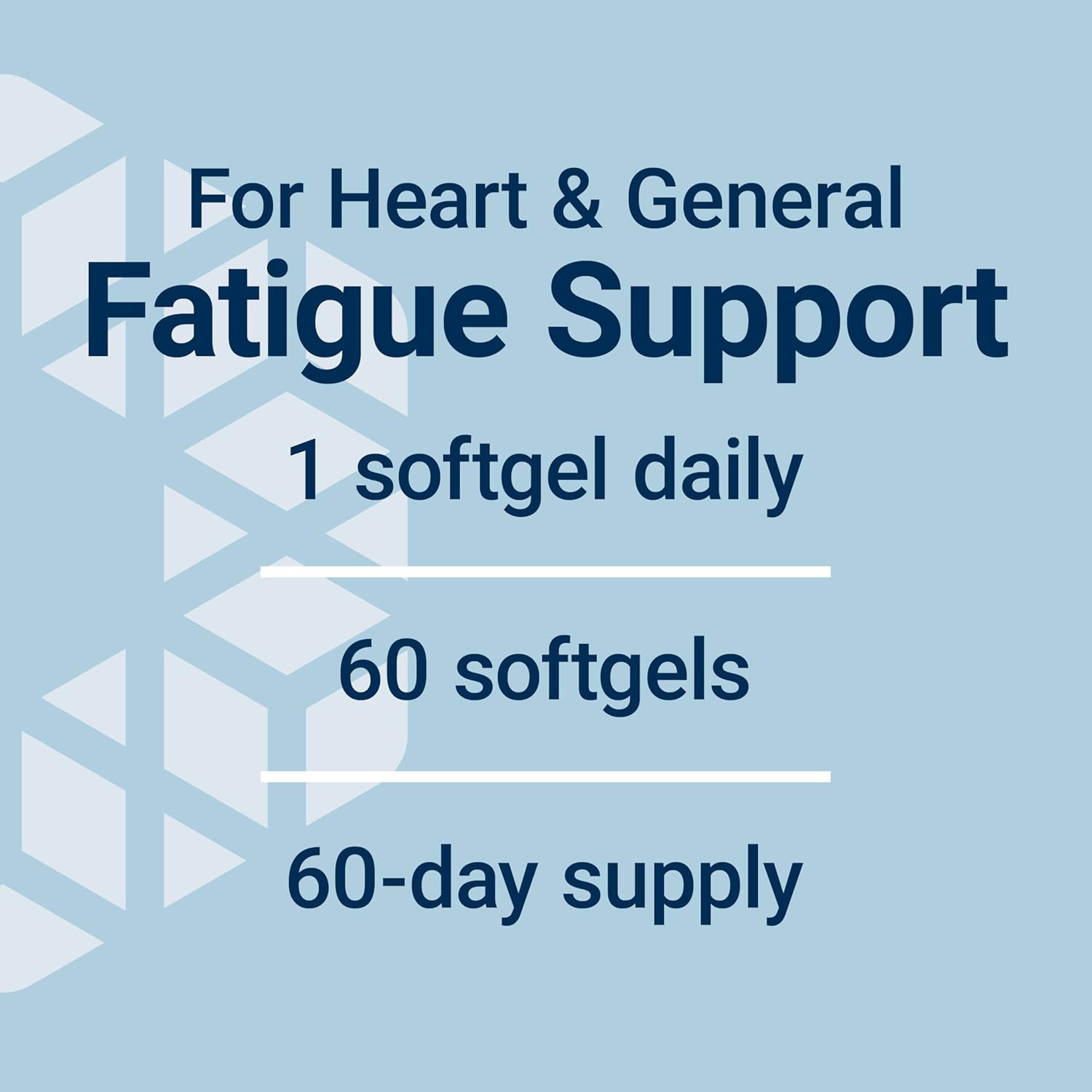 Highly Absorbable CoQ10 Supplement with d-Limonene for Heart Health and Energy Support - 50mg, 60 Softgels, Non-GMO, Gluten-Free