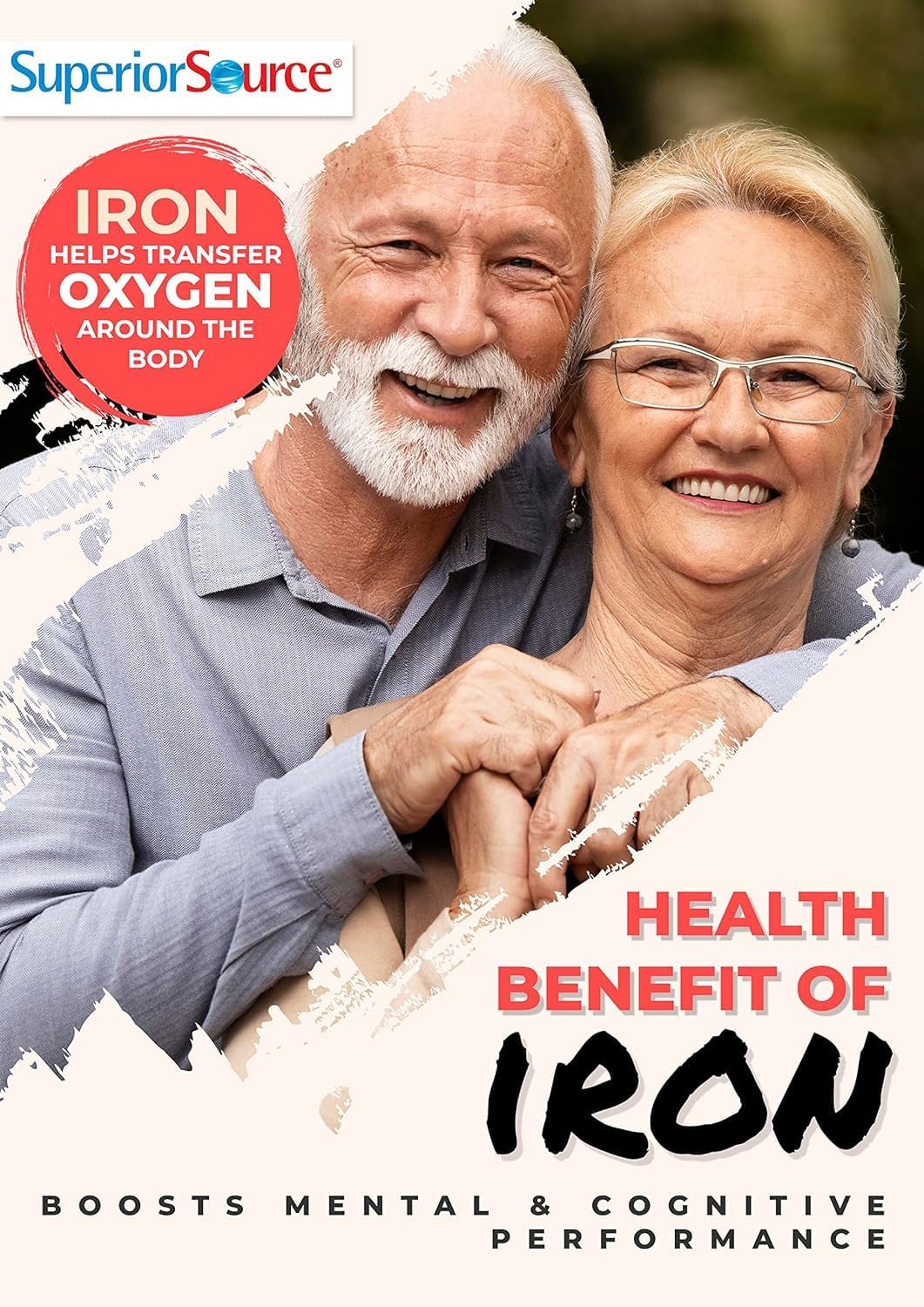 Highly Absorbable Iron Supplement for Women - 25 mg Under the Tongue Tablets, 90 Count, Supports Red Blood Cell Formation, Non-GMO