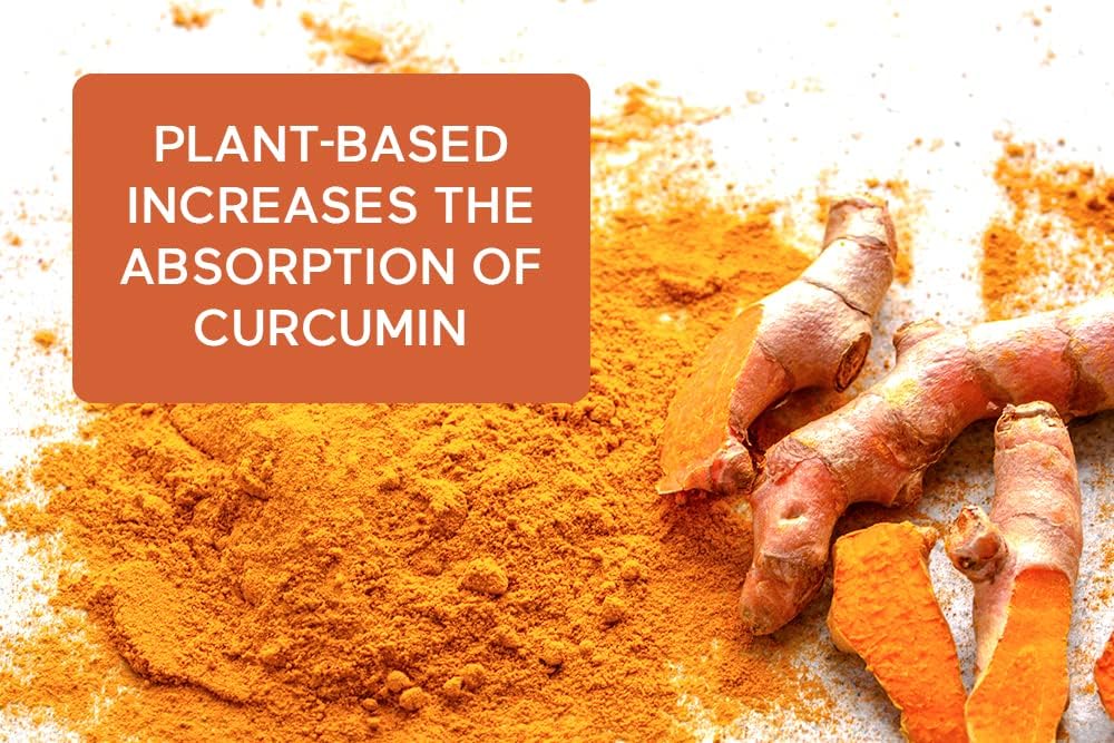 Highly Absorbable Multi-Active Magnesium Tablets & Curcumin Softgels - Potent 95% Tetrahydrocurcuminoids, 1-Month Supply