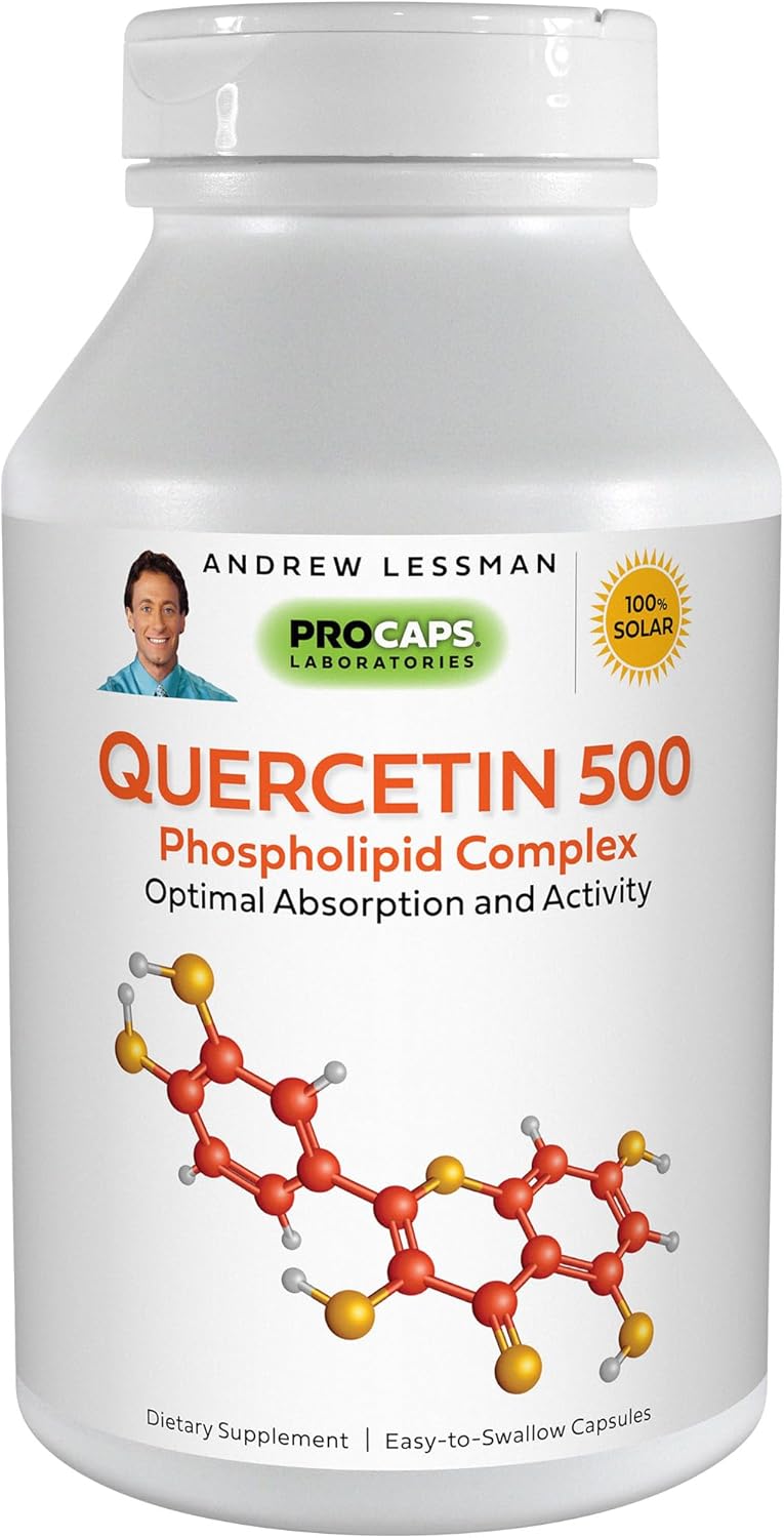 Highly Absorbable Quercetin Phospholipid Complex Capsules - 500mg, Heart & Immune Support