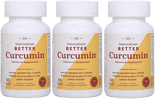 Highly Bioavailable Theracurmin Curcumin 90 mg - 27X Absorption Turmeric - Low Dose, High Absorption - 3 Bottles