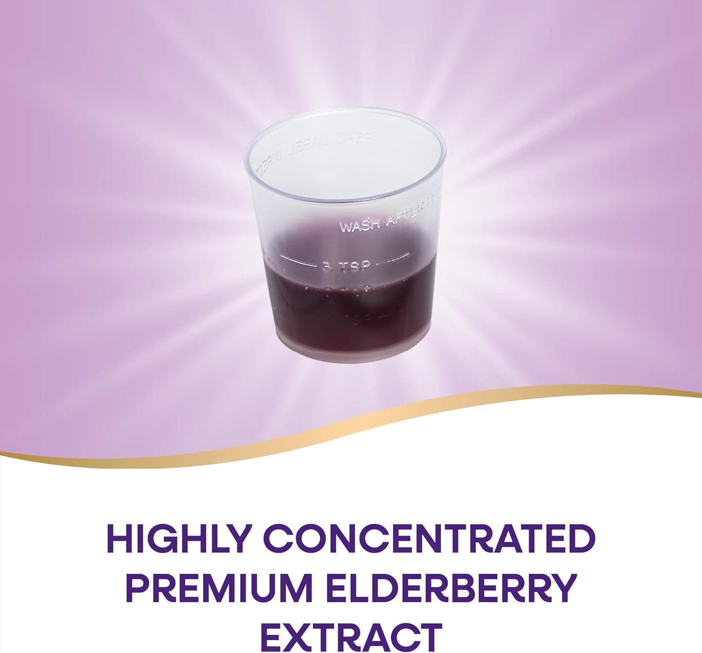 Highly Concentrated Black Elderberry Extract Immune Syrup - 8 Fl Oz