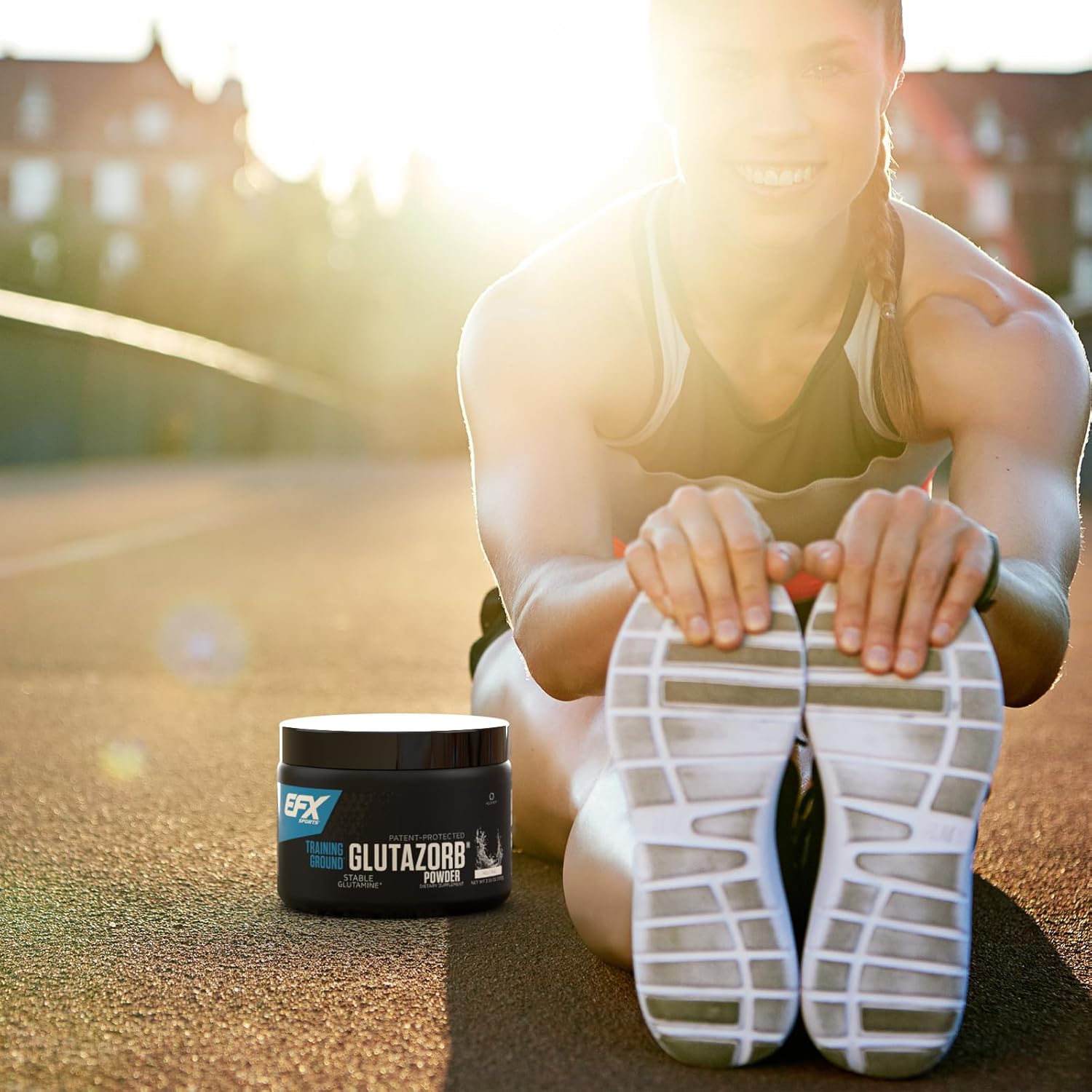 Highly Concentrated Glutamine Supplement for Digestion & Immune Support - EFX Sports Training Ground Glutazorb Powder - 66 Servings