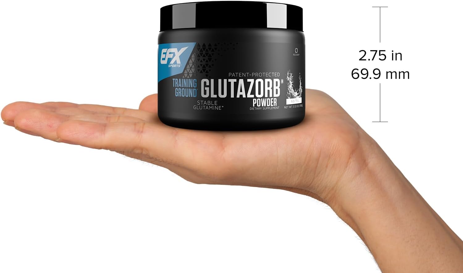 Highly Concentrated Glutamine Supplement for Digestion & Immune Support - EFX Sports Training Ground Glutazorb Powder - 66 Servings
