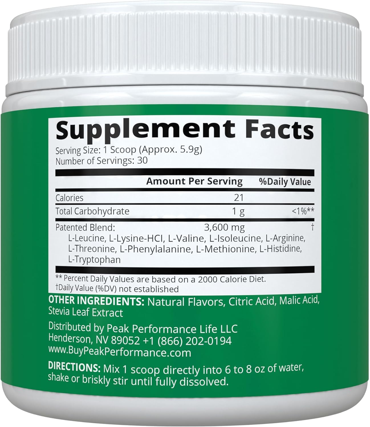 Highly Effective All 9 Essential Amino Acids Powder with Clinical Studies - Boost Energy and Muscle Growth with Pre/Post Workout EAA Supplement. Lemon Lime Flavor.
