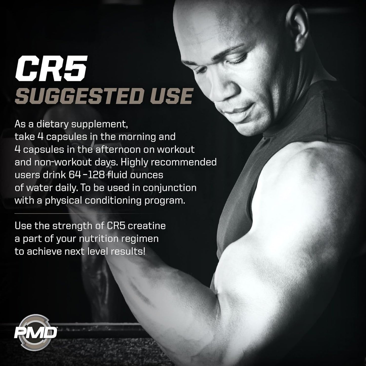 Highly Effective PMD CR5 Creatine Supplement for Muscle Growth and Strength Boost