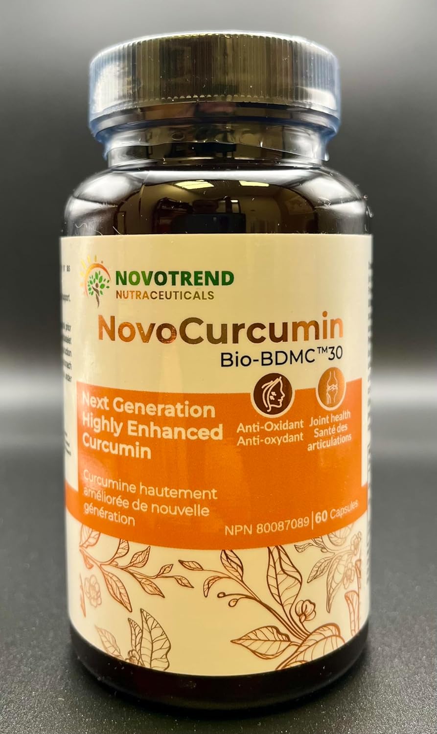 Highly Potent Next Generation BIOBDMC NovoCurcumin - 60 Capsules