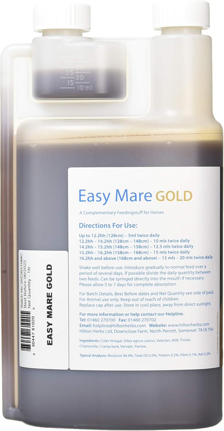 Hilton Herbs Easy Mare Supplement for Calming & Balancing Hormones in Horses