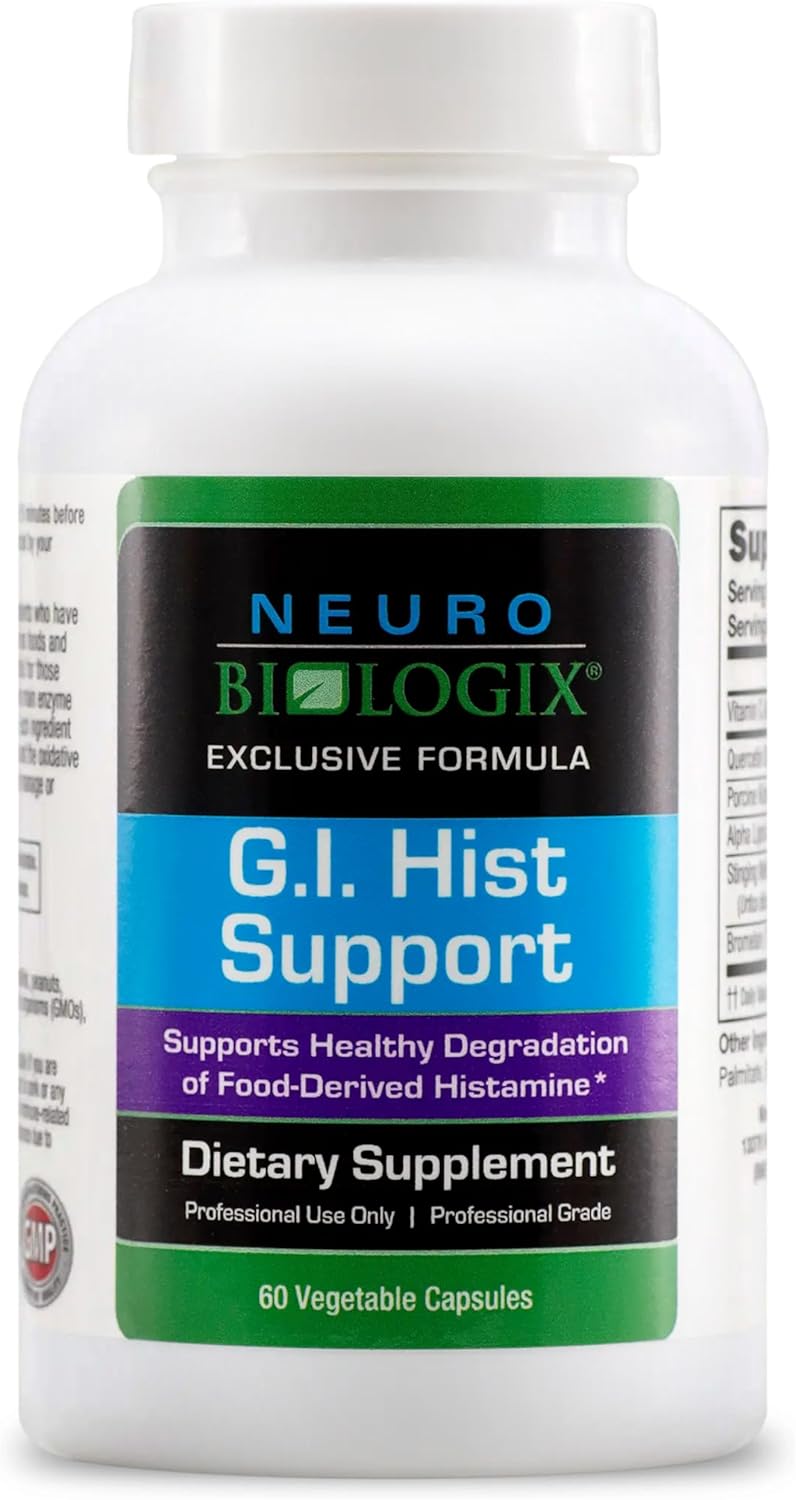 Histamine Blocker with Vitamin C, Quercetin, Bromelain - Immune Support for Digestive Comfort & Histamine Breakdown