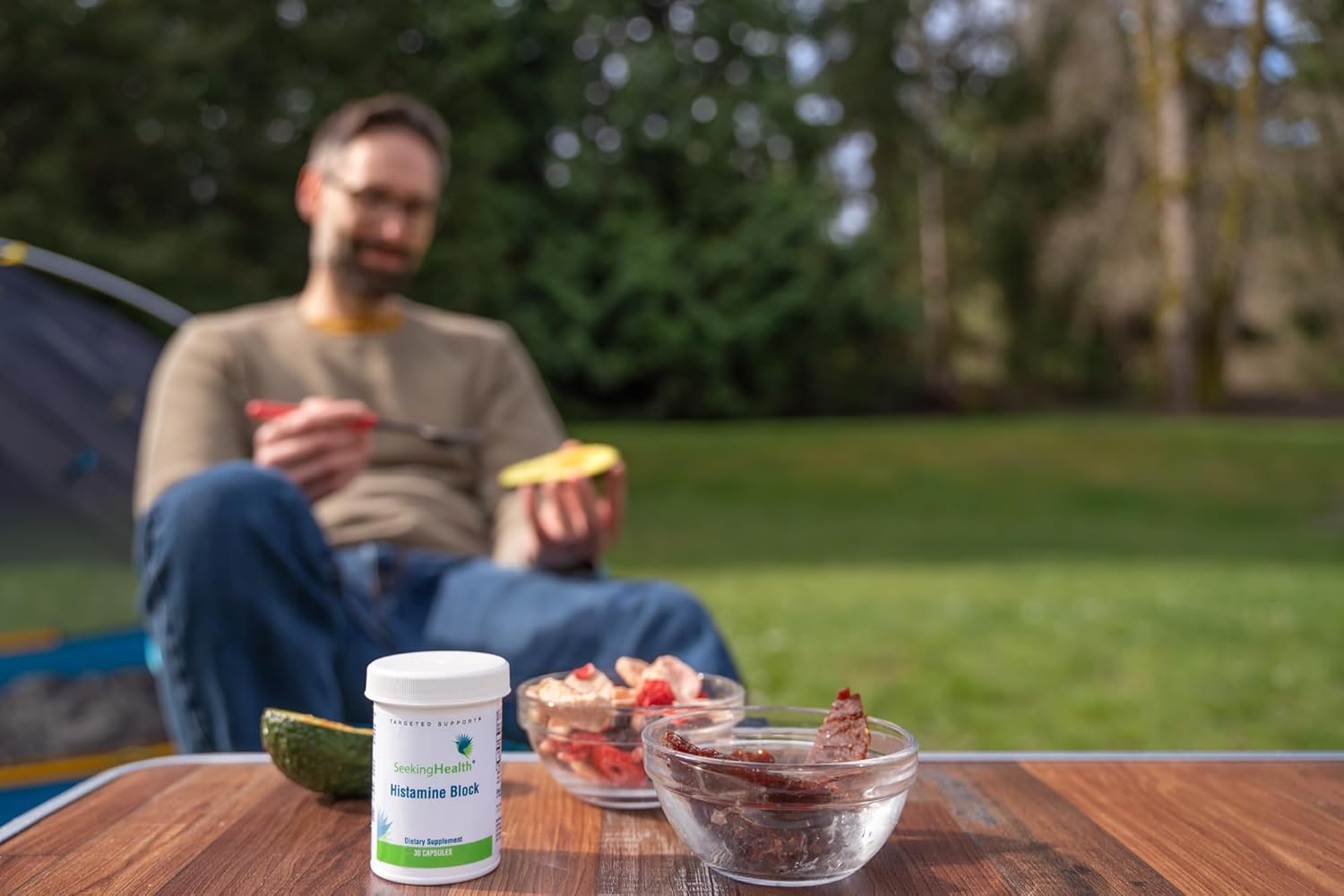 Histamine Digestive Enzyme Support for Stomach Relief - DAO Supplement with 30 Capsules for Histamine Intolerance