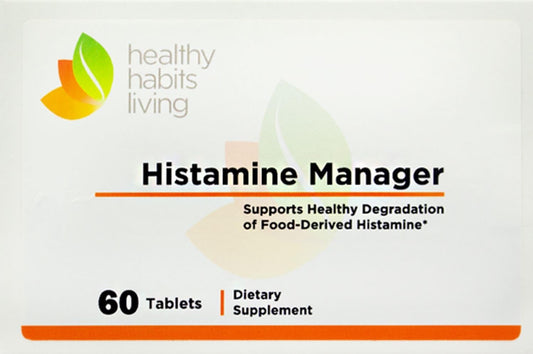 Histamine Manager with 20,000 HDU of Diamine Oxidase DAO - Digestive Enzyme for Food-Derived Histamine Intolerance - 60 Tablets