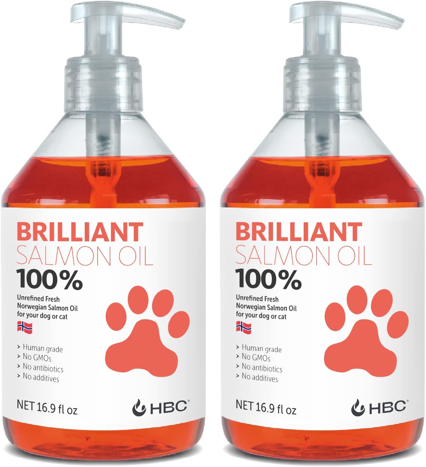 Hofseth BioCare Salmon Oil for Dogs - Omega 3 Fish Oil Supplement for Skin, Coat, Allergies, and Joint Health - 33.8oz