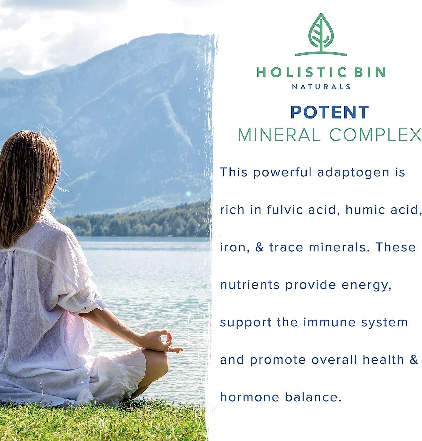 Holistic Bin Black Platinum Shilajit Resin | Pure Himalayan Resin with Fulvic and Humic Acid | Easy Mixing | Includes Serving Spoon