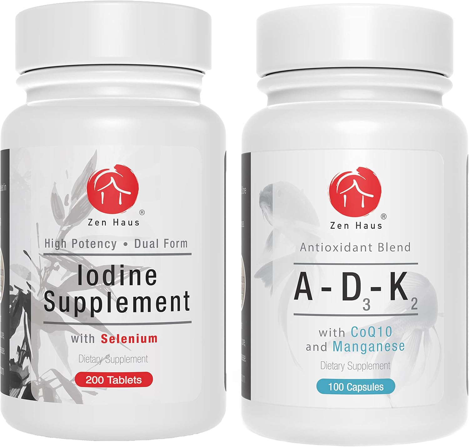 Holistic Health Support: Zen Haus Iodine and ADK - Boost Your Wellness with This Synergistic Combination
