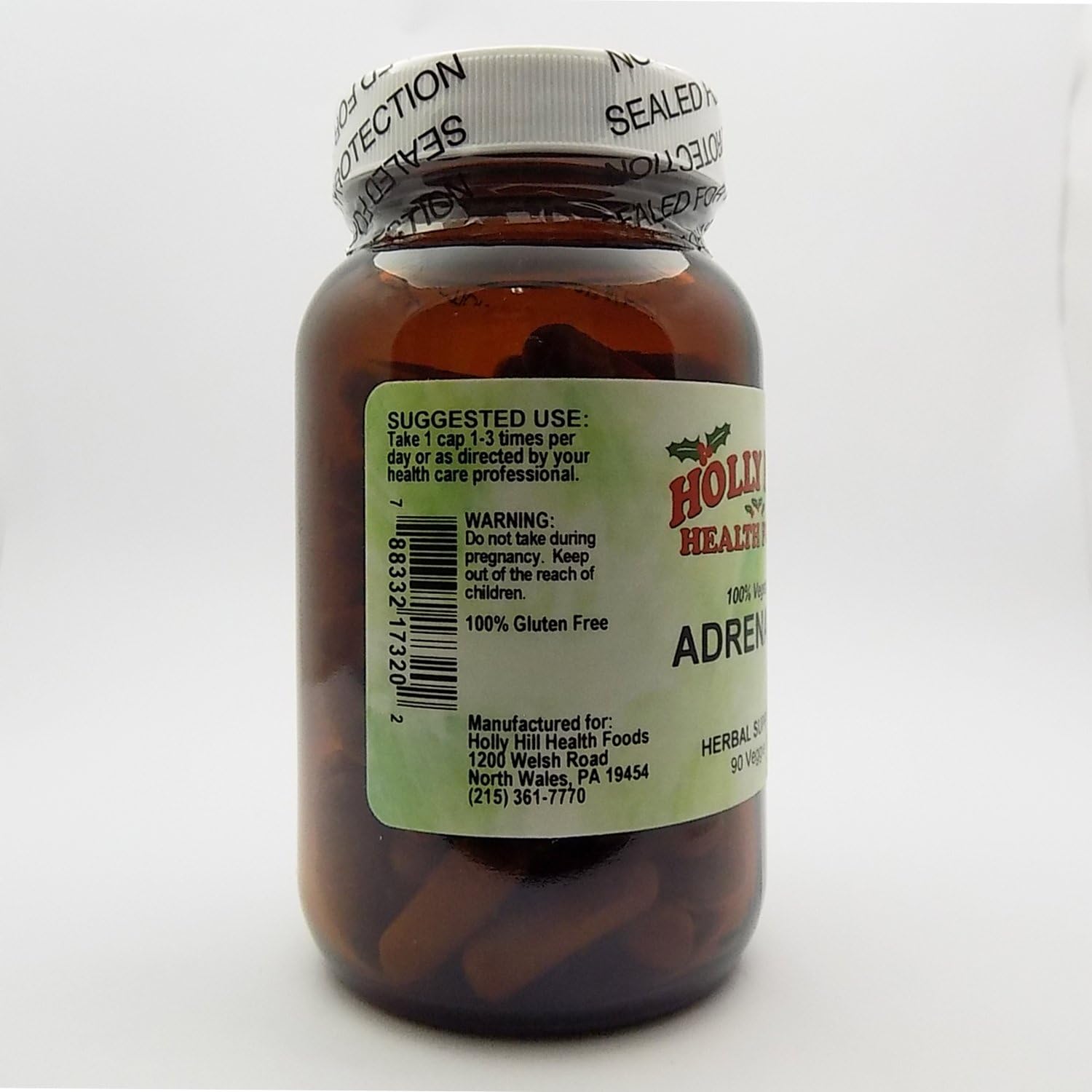 Holly Hill Health Foods Adrenal Rx - Vegetarian Capsules (90 Count)