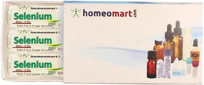 Homeomart.com Selenium Homeopathy Pills 200C Potency Pack of 3 - Natural Supplement for Wellness
