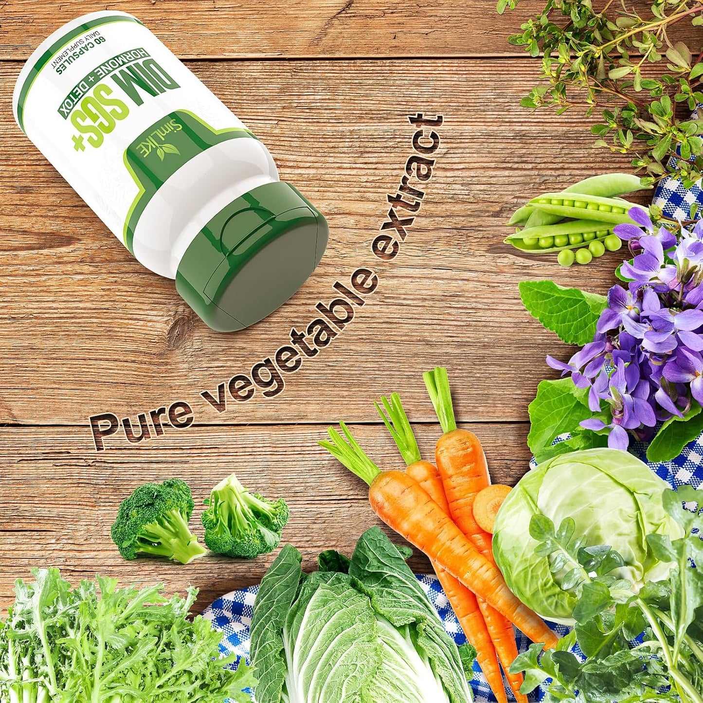 Hormone Balance and Detox Support Supplements for Menopause and Acne - Pack of 2