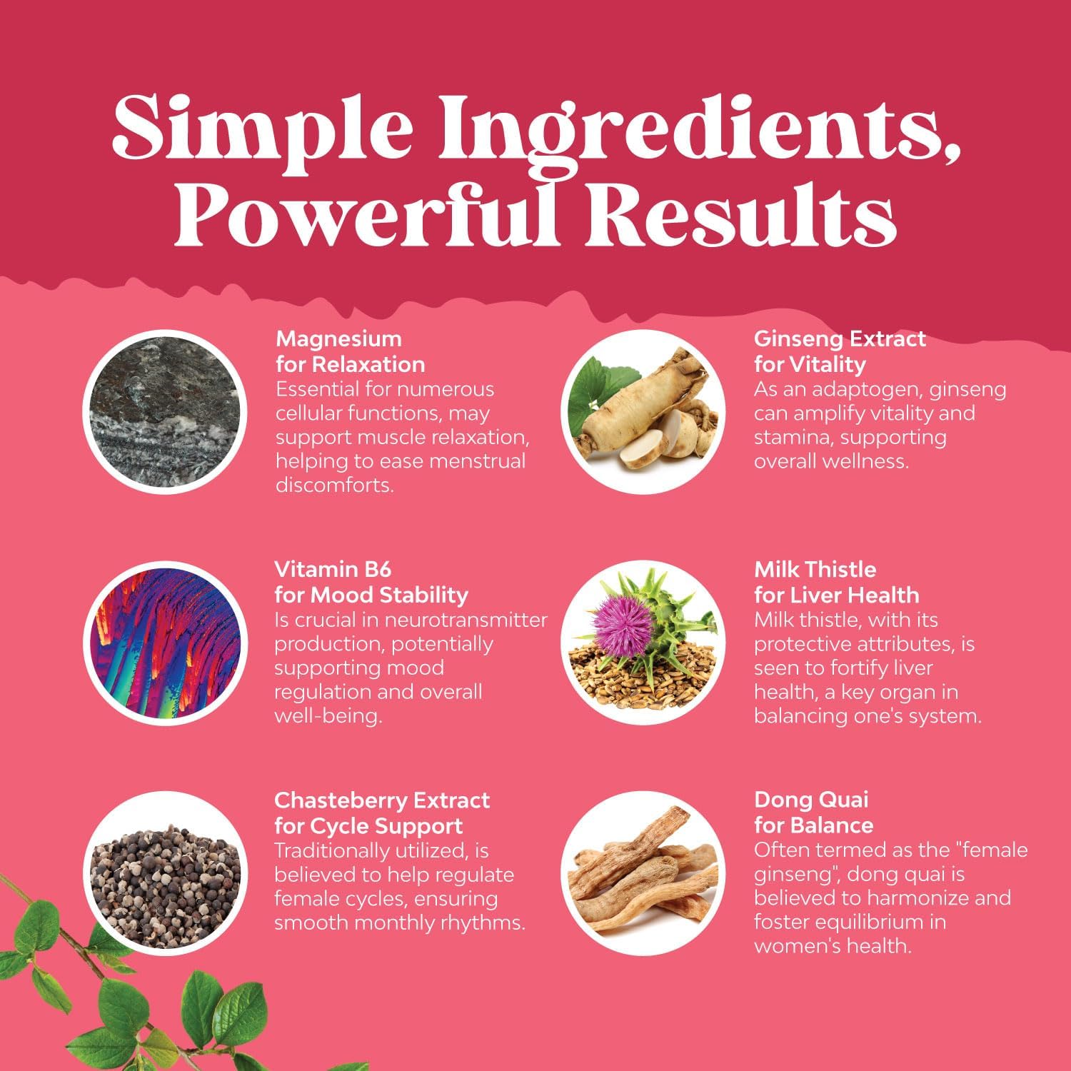 Hormone Balance Gummies for Women - PMS and Menopause Support with Vitamin B6 and Dong Quai - Mood and Cycle Support Supplement