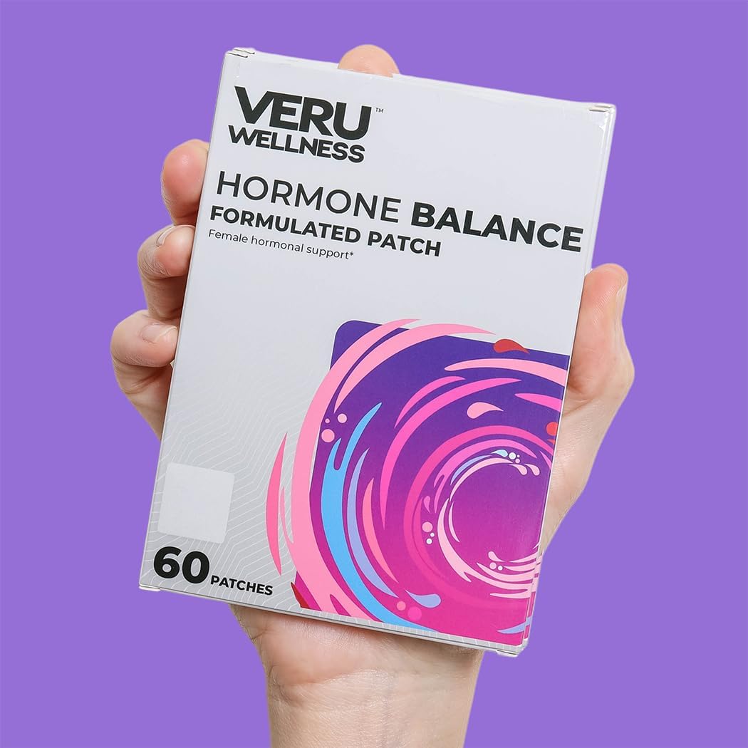 Hormone Balance Myo-Inositol & D-Chiro Inositol Patch - Support for Women's Ovarian, Menstrual, and Mood Health (60 Patches)
