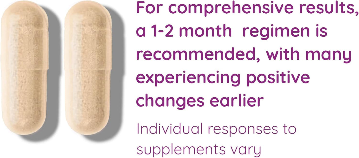Hormone Balance & PMS Support Supplement for Women - Menopause Relief with Chasteberry, Black Cohosh, Dong Quai | Vegan, Non-GMO - 60 Ct