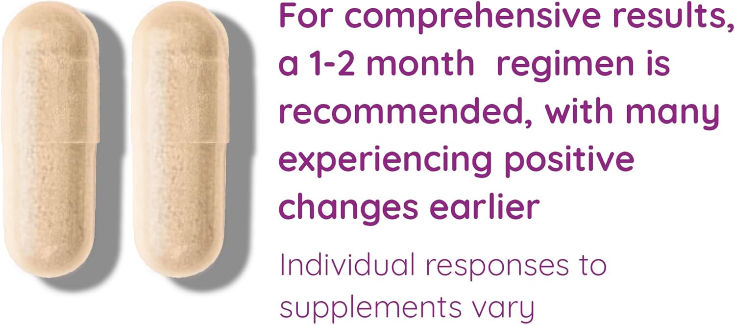 Hormone Balance & PMS Support Supplement for Women - Menopause Relief with Chasteberry, Black Cohosh, Dong Quai | Vegan, Non-GMO - 60 Ct