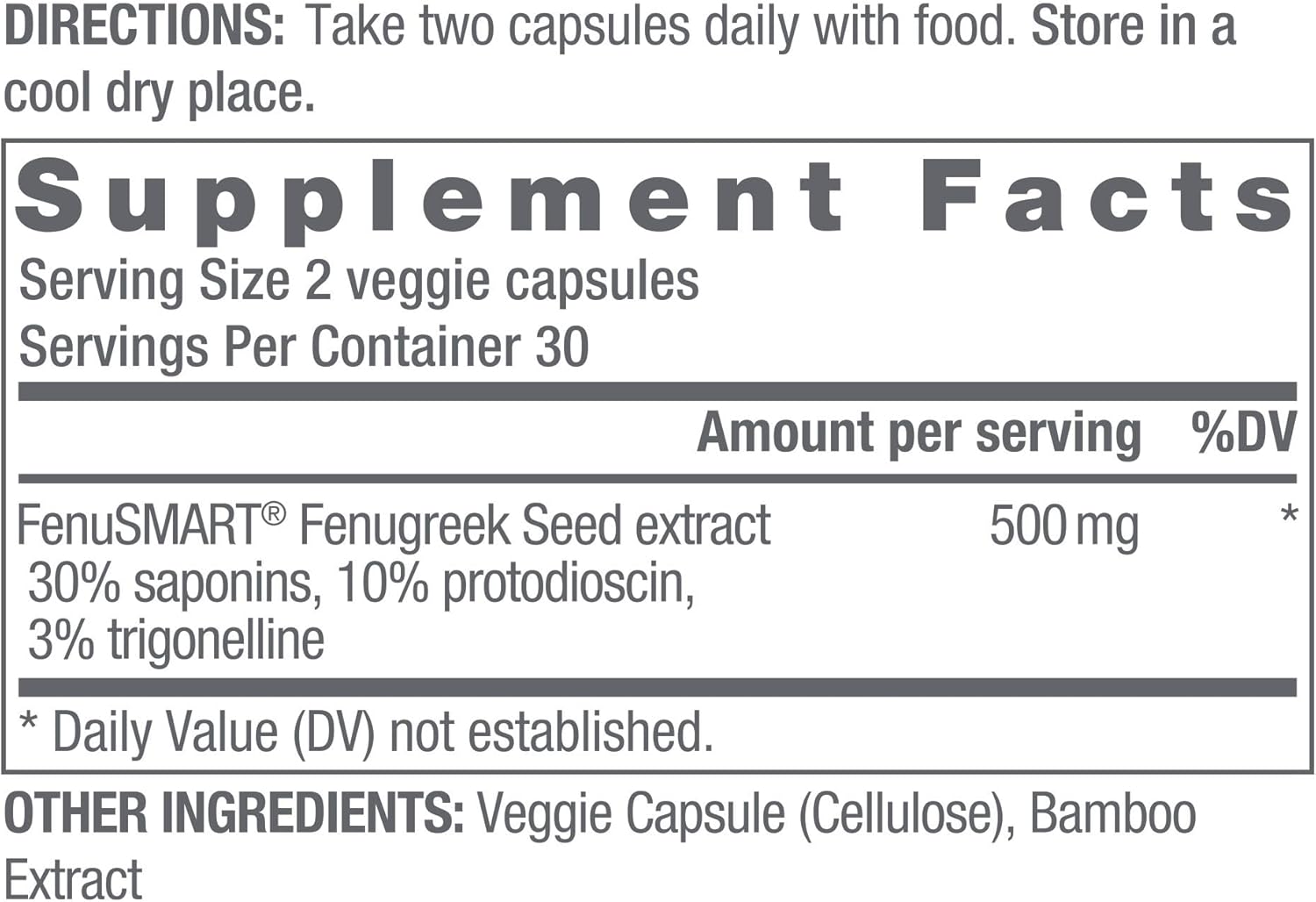 Hormone Balance Supplement for Women, Menopause Support with Fenugreek - 30-Day Supply