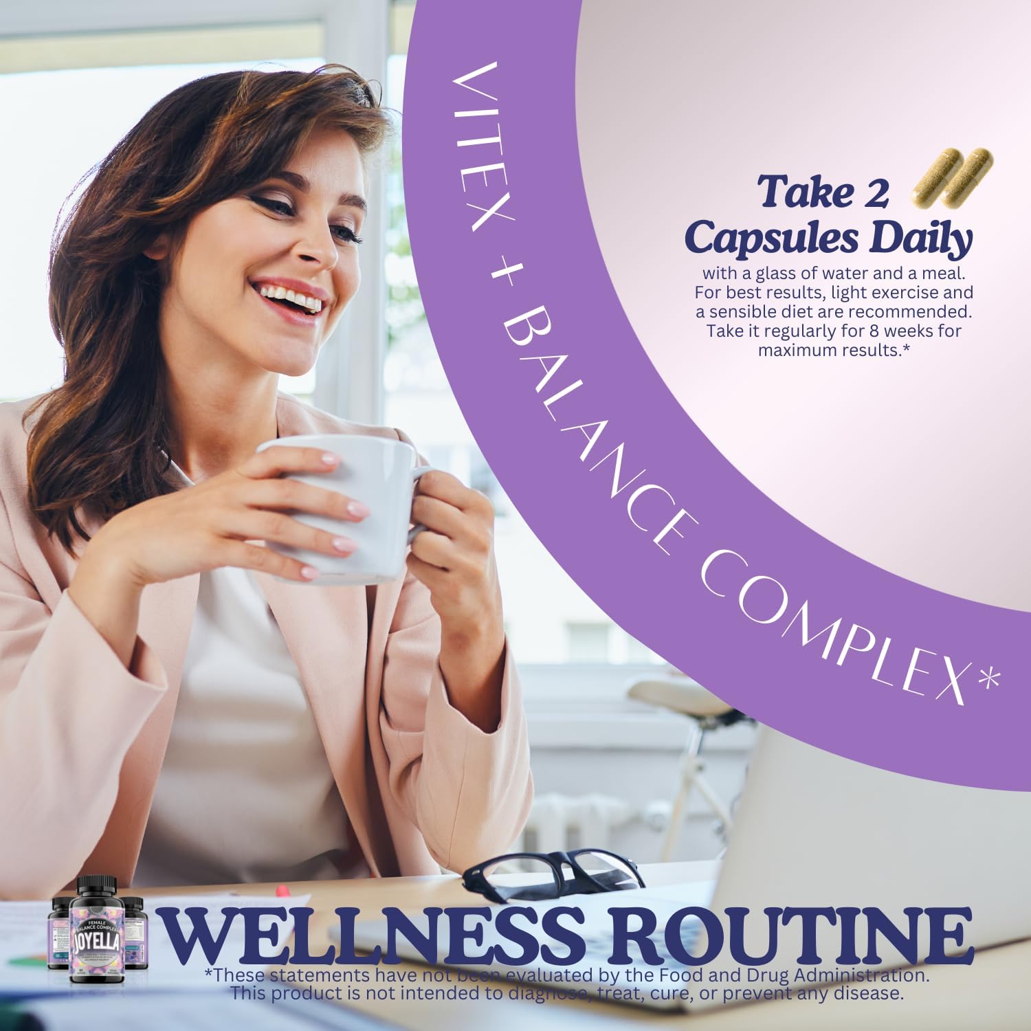 Hormone Balance Supplement for Women with Vitex Chasteberry, Black Cohosh, Dong Quai, and Wild Yam Root - 60 Capsules for Mood and Hormone Harmony in USA