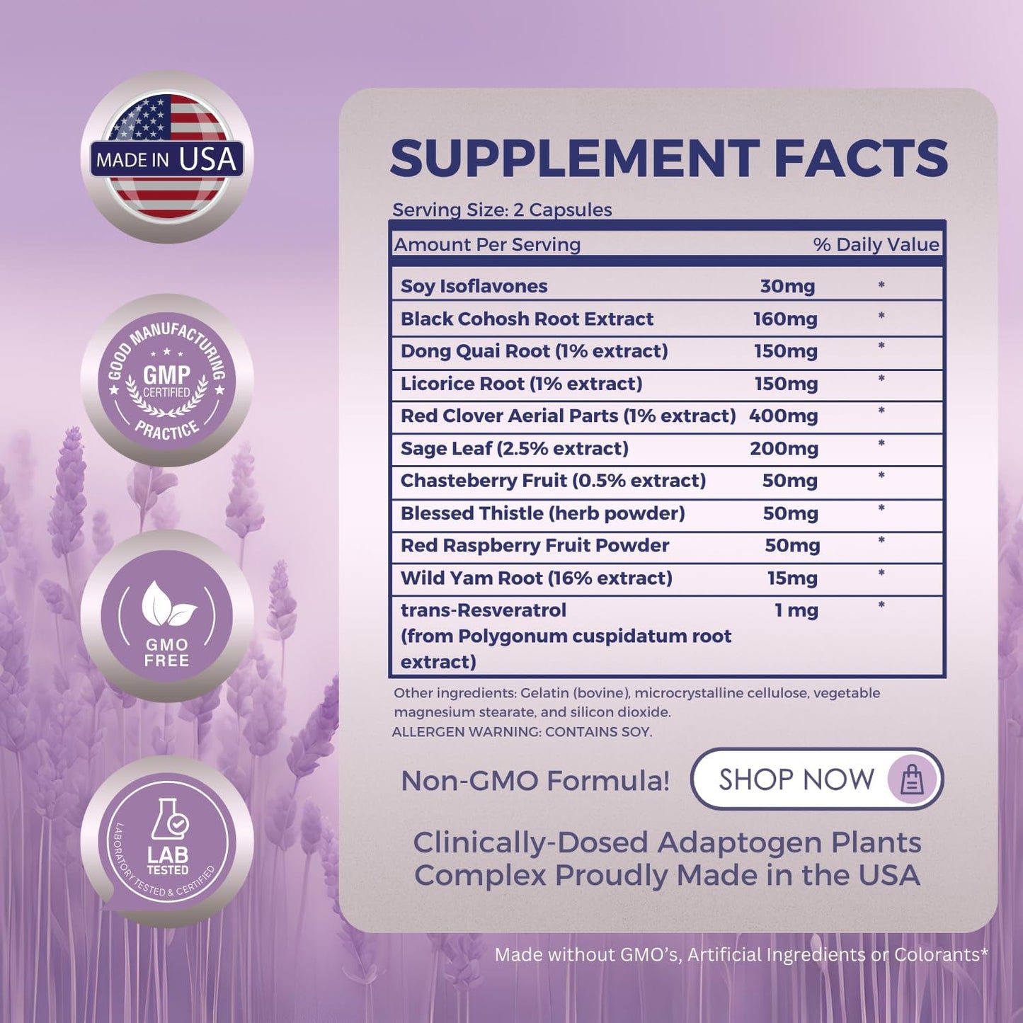 Hormone Balance Supplement for Women with Vitex Chasteberry, Black Cohosh, Dong Quai, and Wild Yam Root - 60 Capsules for Mood and Hormone Harmony in USA