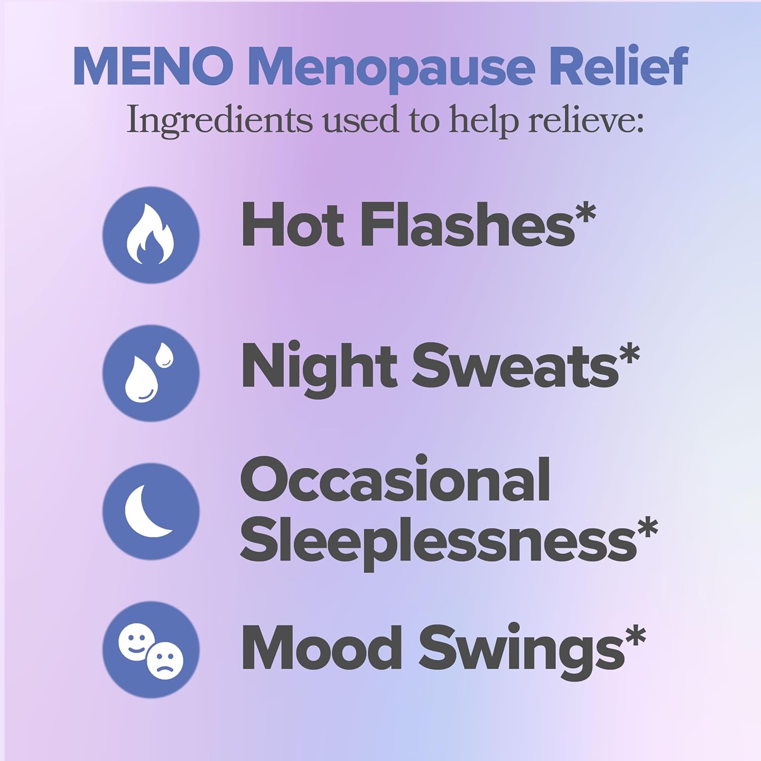 Hormone-Free Menopause Relief Gummies with Black Cohosh & Ashwagandha - Alleviates Hot Flashes, Night Sweats, & Mood Swings - 30 Servings