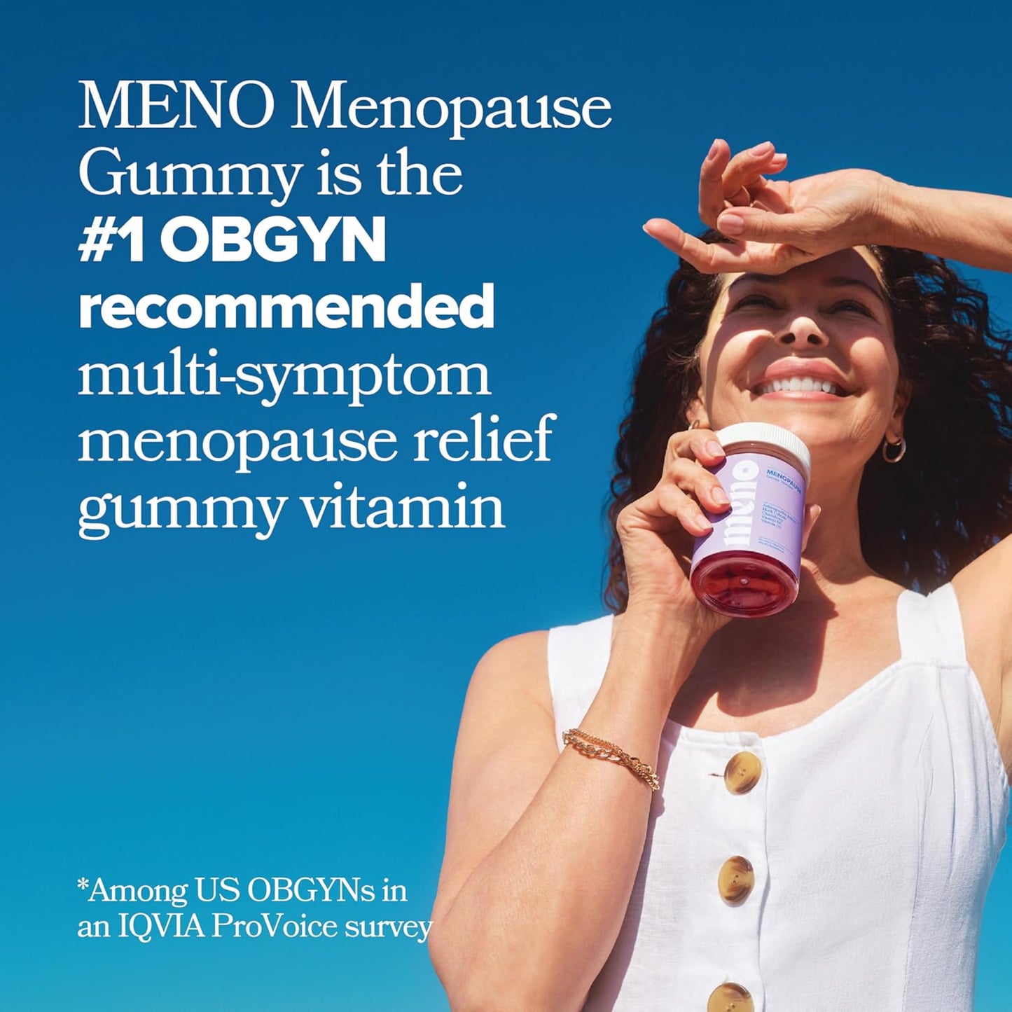 Hormone-Free Menopause Relief Gummies with Black Cohosh & Ashwagandha - Alleviates Hot Flashes, Night Sweats, & Mood Swings - 30 Servings