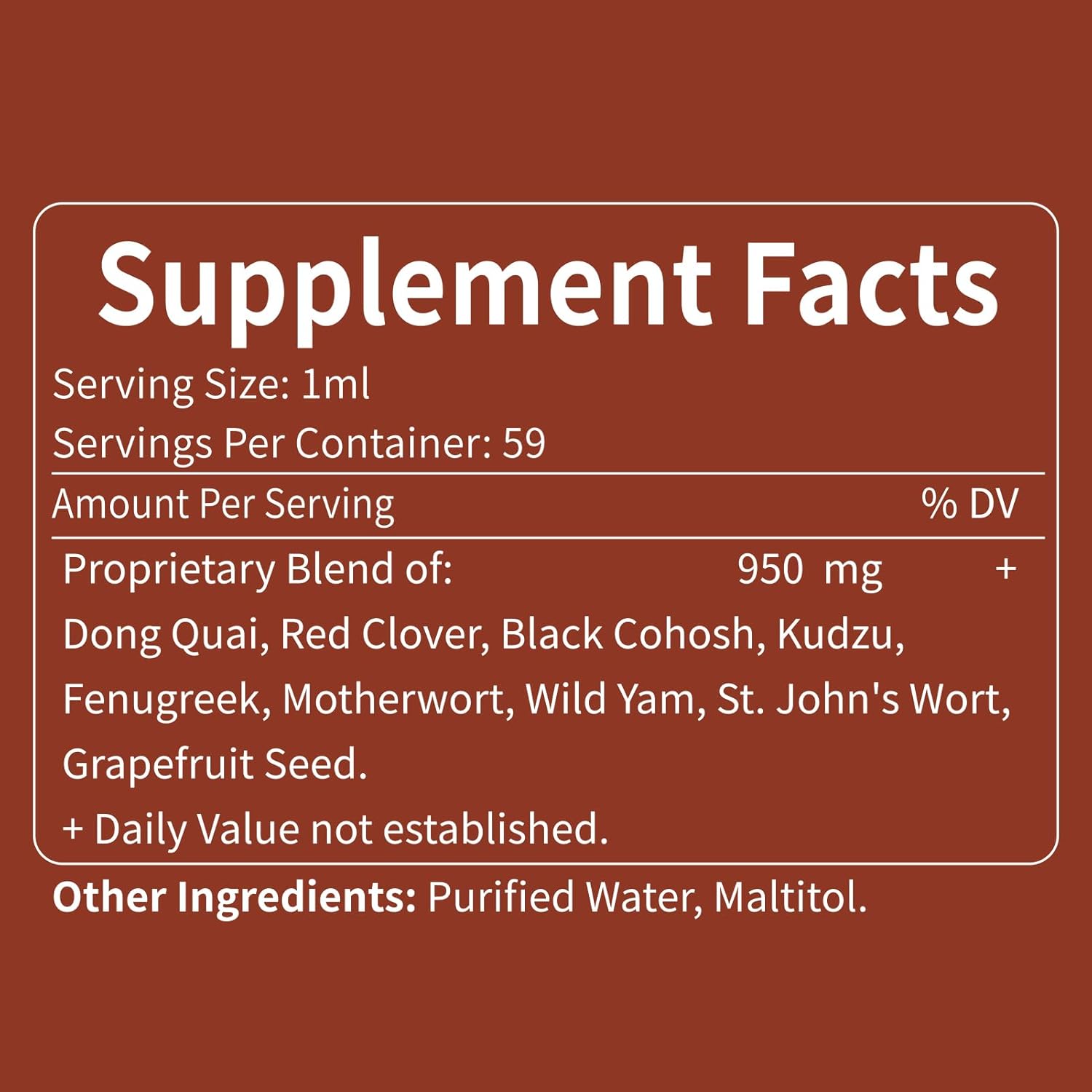 Hormone Harmony Dong Quai Liquid Supplement for Women - Menopause & PMS Relief, Red Clover & Fenugreek Herbal Blend Drops