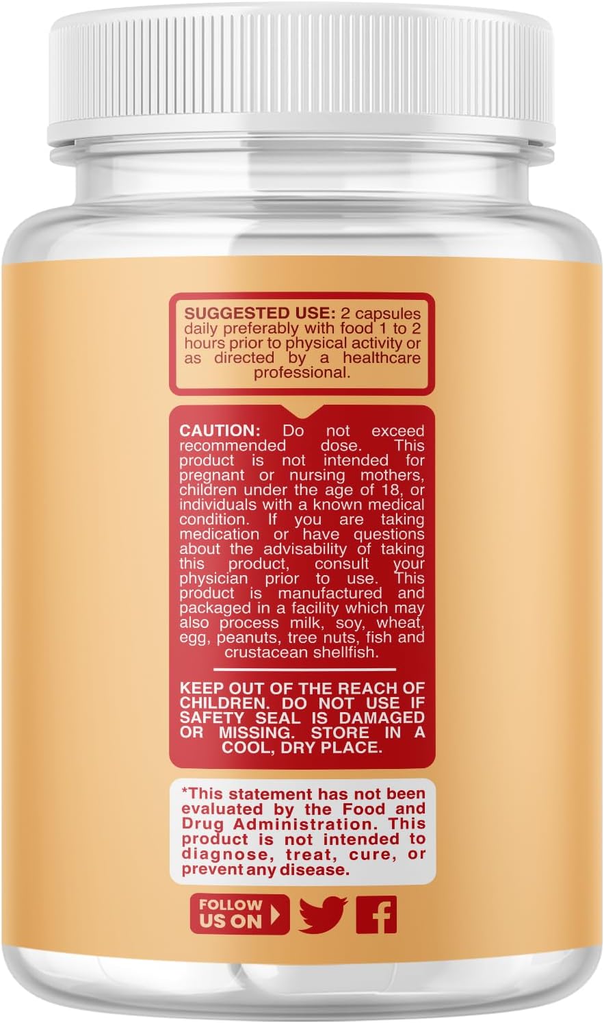 Horny Goat Weed Extract with Maca Powder for Immune Support and Stamina - Energy Booster for Men and Women - 60 Capsules