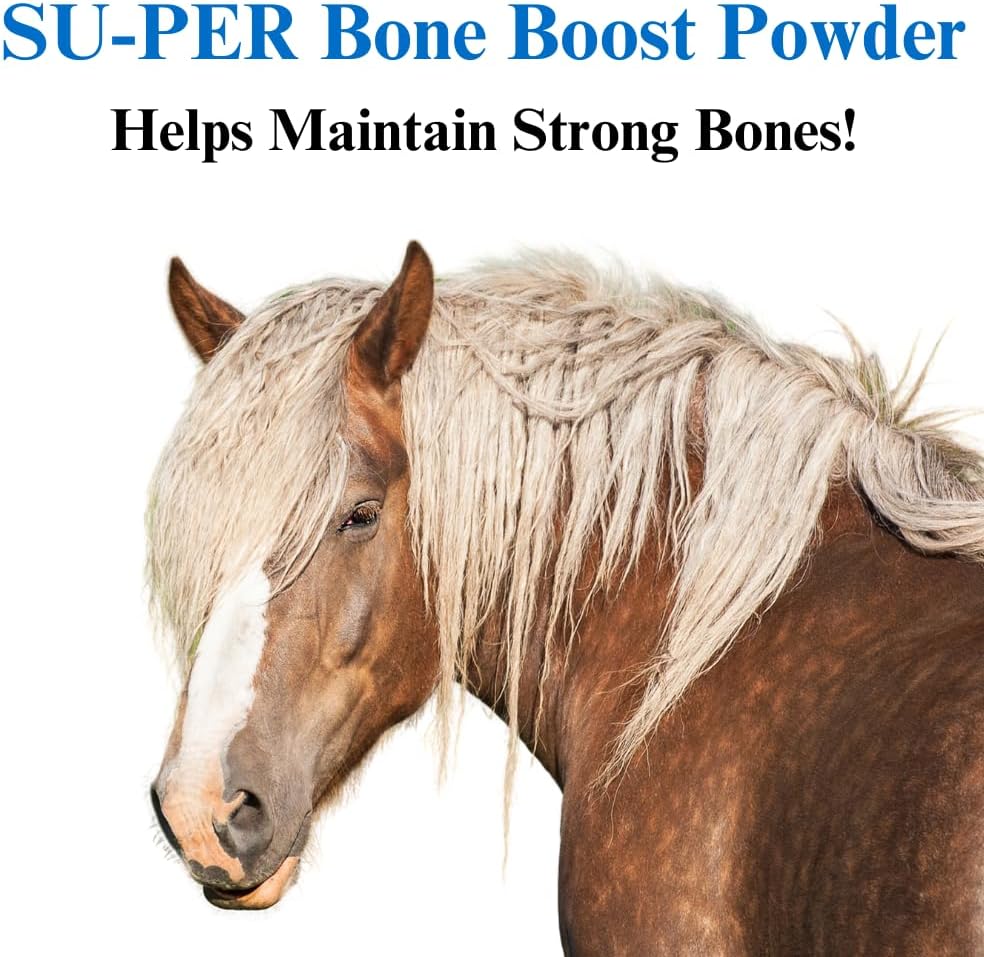 Horse Bone Growth Support Supplement - Calcium, Phosphorus, Magnesium Minerals - 2.5 lb Horse Vitamins