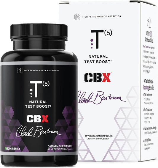 HPN Testosterone Optimization Booster with Testofen & LJ100 - Boost Energy, Endurance, & Muscle Building - 81 Vegan Capsules